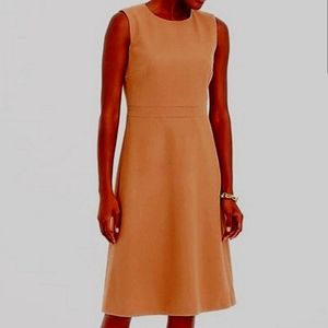 J.Crew A-Line Wool Dress Wool Blend Camel Dress - Tan - Size 12 - GUC